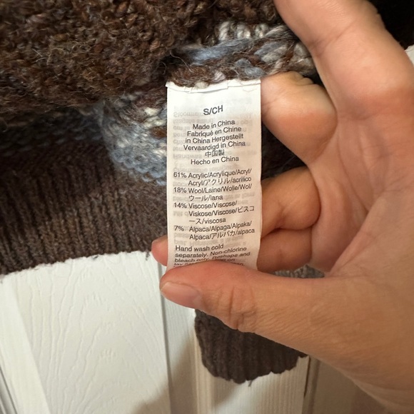 Madewell Fair isle half-zip - Picture 2 of 5